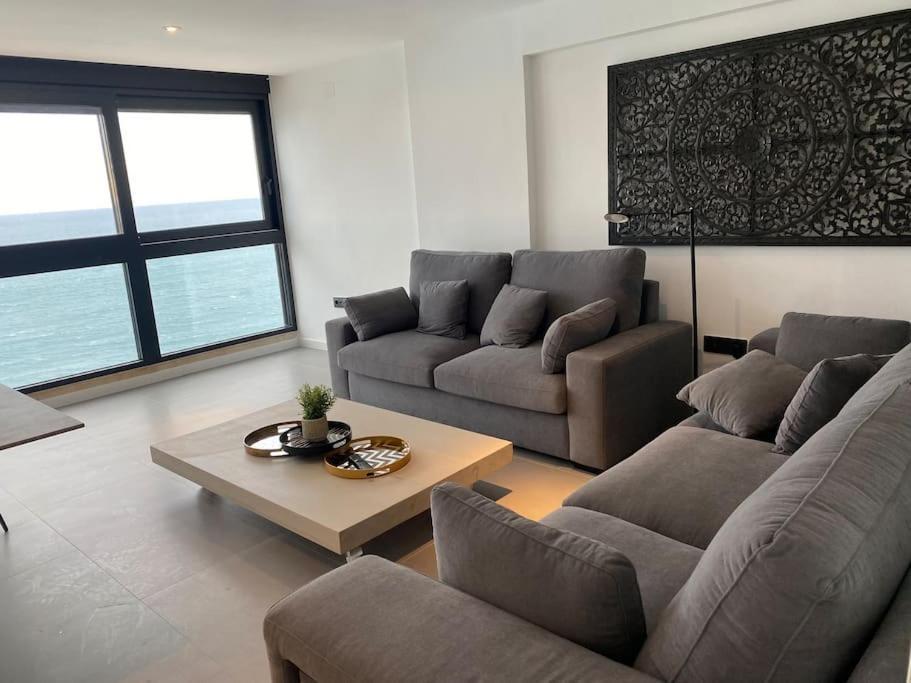 Estupendo Apartamento En Planta 23 Primera Linea Бенидорм Екстериор снимка